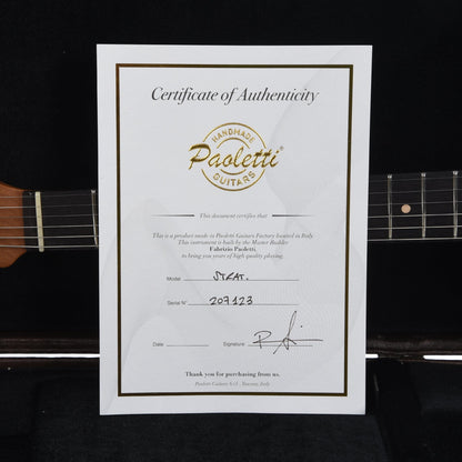 Paoletti Stratospheric Loft SSS Relic Emerald Electric Guitars / Solid Body