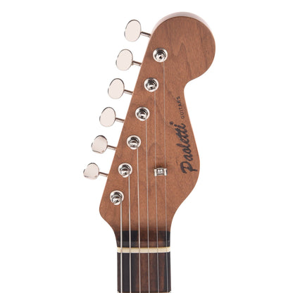 Paoletti Stratospheric Lounge Thinline HSS Heavy Relic Black w/Exotic Ebony Fretboard Electric Guitars / Solid Body