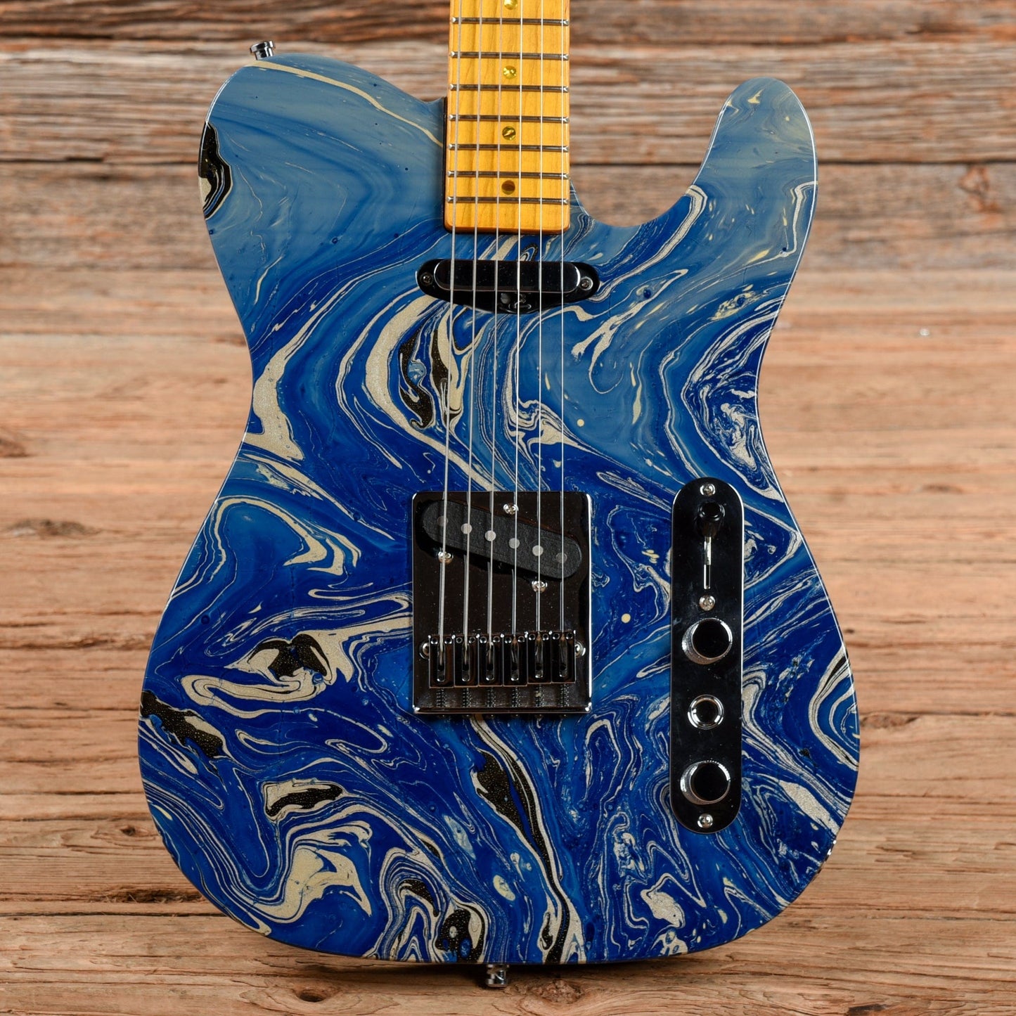 Partscaster Tele Swirl Finish Electric Guitars / Solid Body