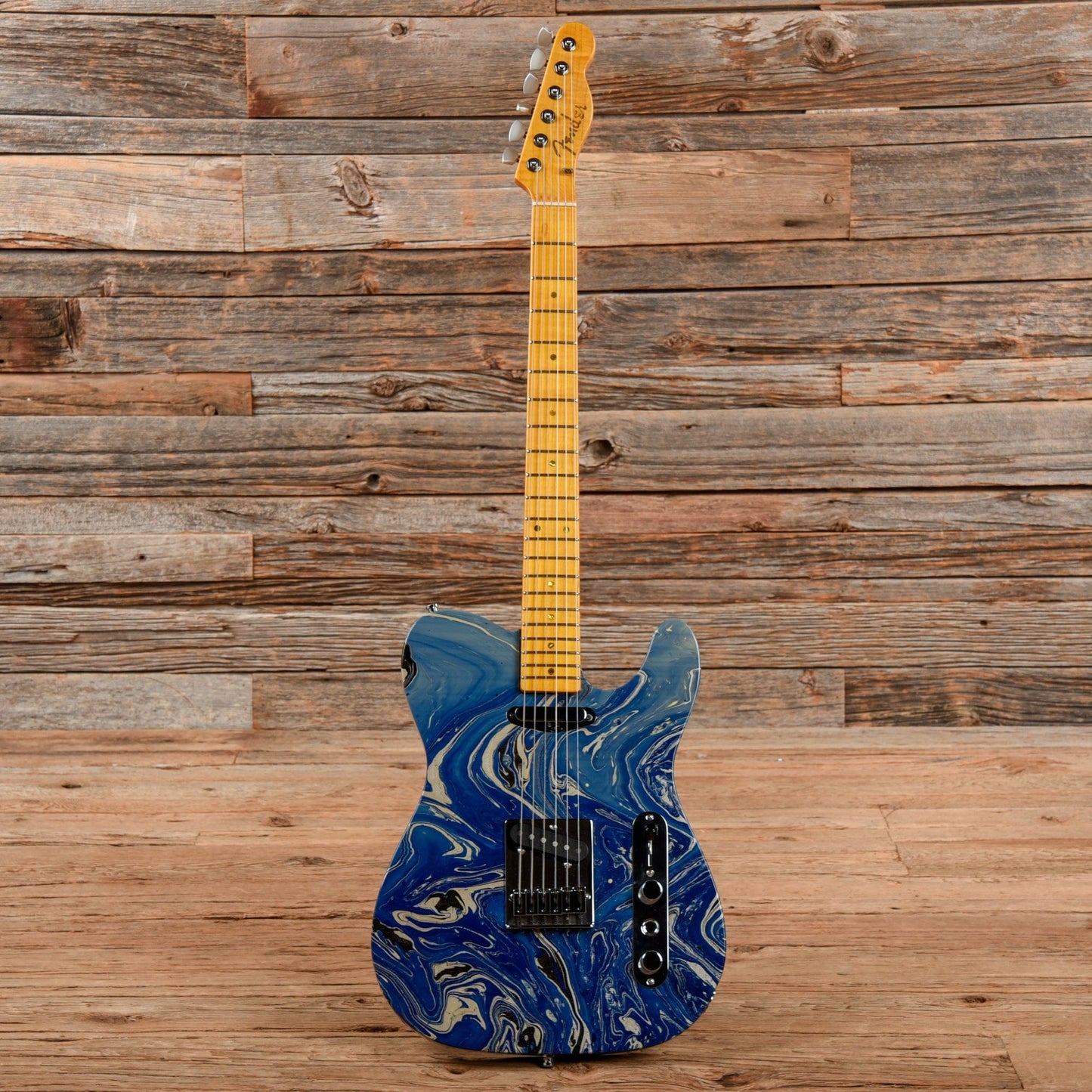 Partscaster Tele Swirl Finish Electric Guitars / Solid Body