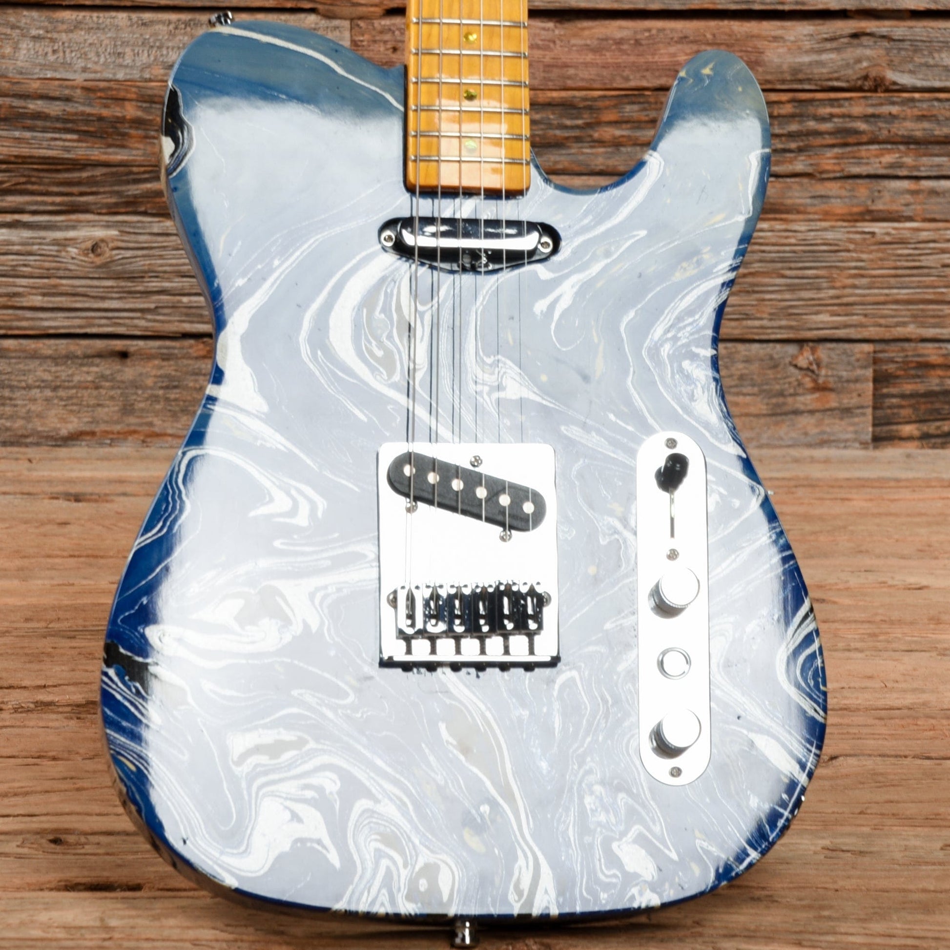 Partscaster Tele Swirl Finish Electric Guitars / Solid Body