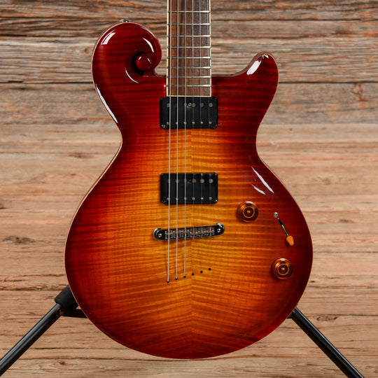 Pawar Solid Body Flame Top Sunburst Electric Guitars / Solid Body