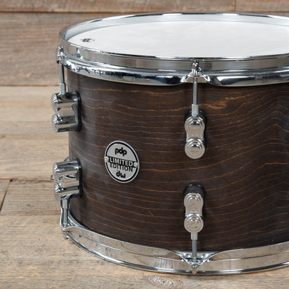 PDP 8x12 Ltd Dry Maple Snare Drum Dark Walnut Satin Drums and Percussion / Acoustic Drums / Snare