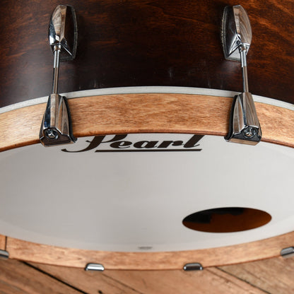 Pearl Wood/Fiberglass 3 pc Drum Set 13/16/24 Satin Cocoa Burst USED Drums and Percussion / Acoustic Drums / Full Acoustic Kits