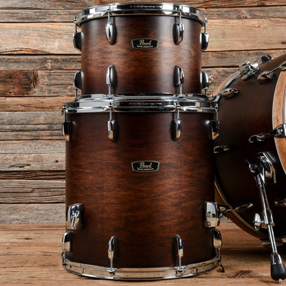 Pearl Wood/Fiberglass 3 pc Drum Set 13/16/24 Satin Cocoa Burst USED Drums and Percussion / Acoustic Drums / Full Acoustic Kits