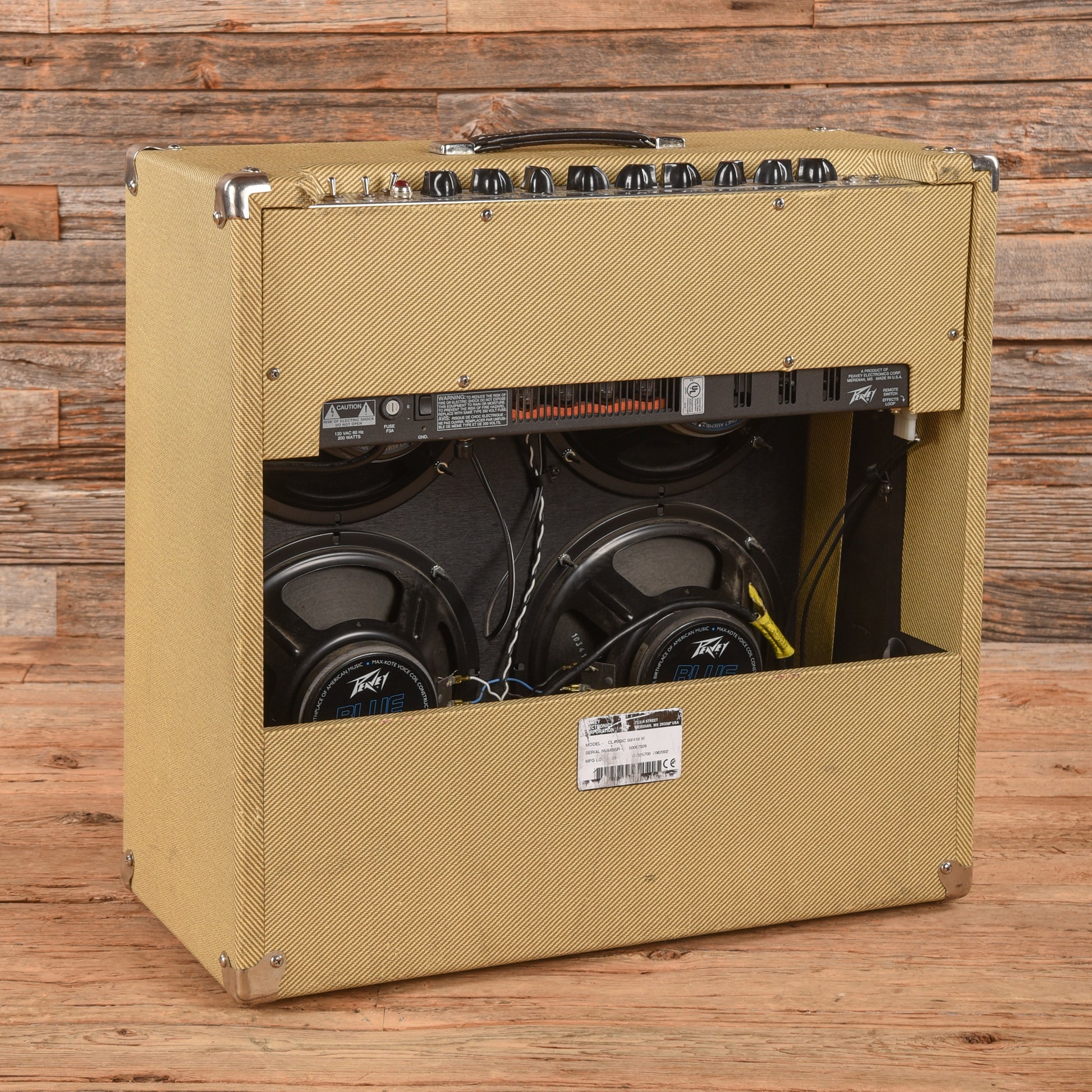 Peavey Classic 50 410 2-Channel 50-Watt 4x10" Guitar Combo Amps / Guitar Amps / Guitar Cabinets