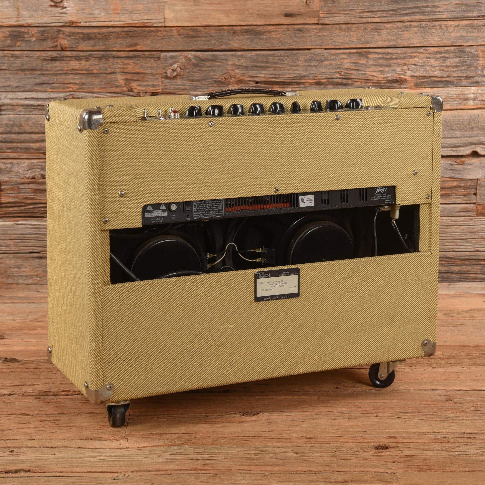 Peavey Classic 50 50-Watt 2x12" Combo Amp Amps / Guitar Amps / Guitar Cabinets