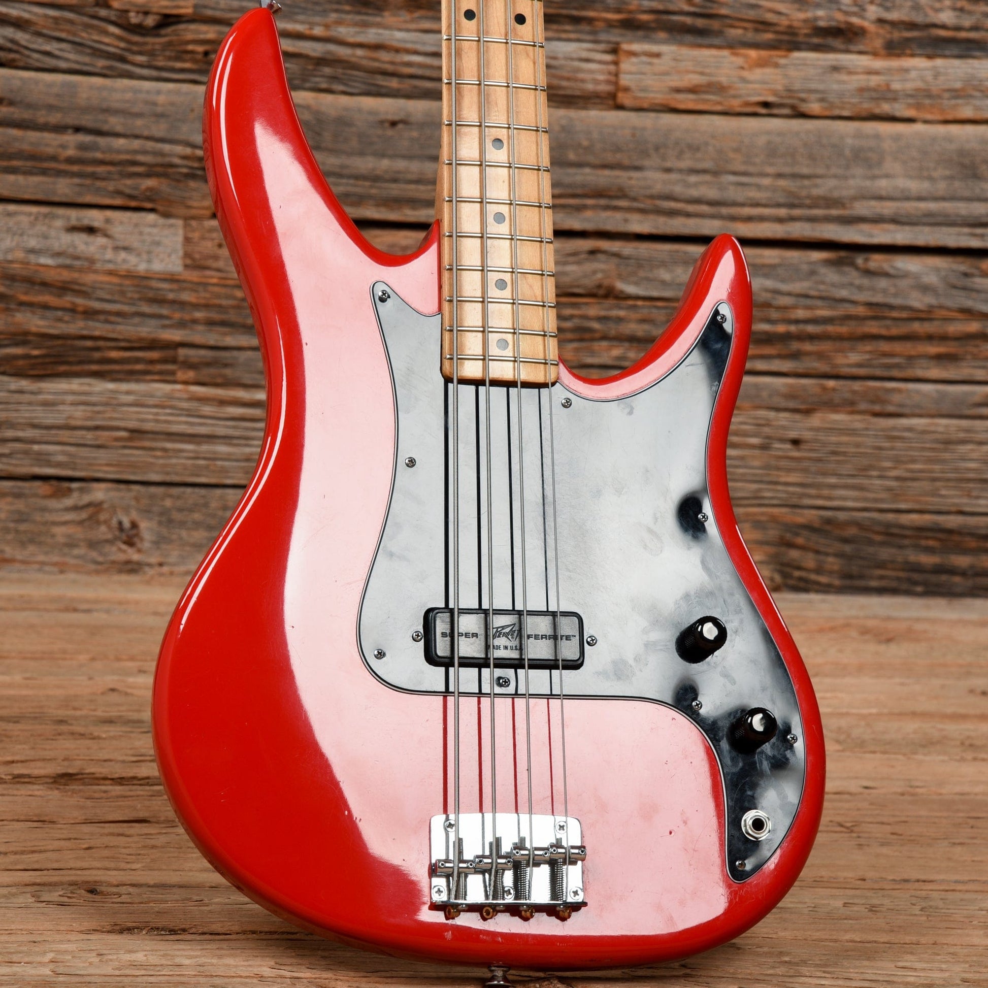 Peavey Patriot Laser Red 1984 Bass Guitars / 4-String