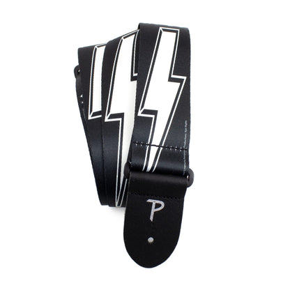 Perri's AC/DC Lightning Polyester Guitar Strap Straps