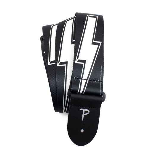 Perri's AC/DC Lightning Polyester Guitar Strap Straps
