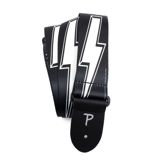 Perri's AC/DC Lightning Polyester Guitar Strap Straps