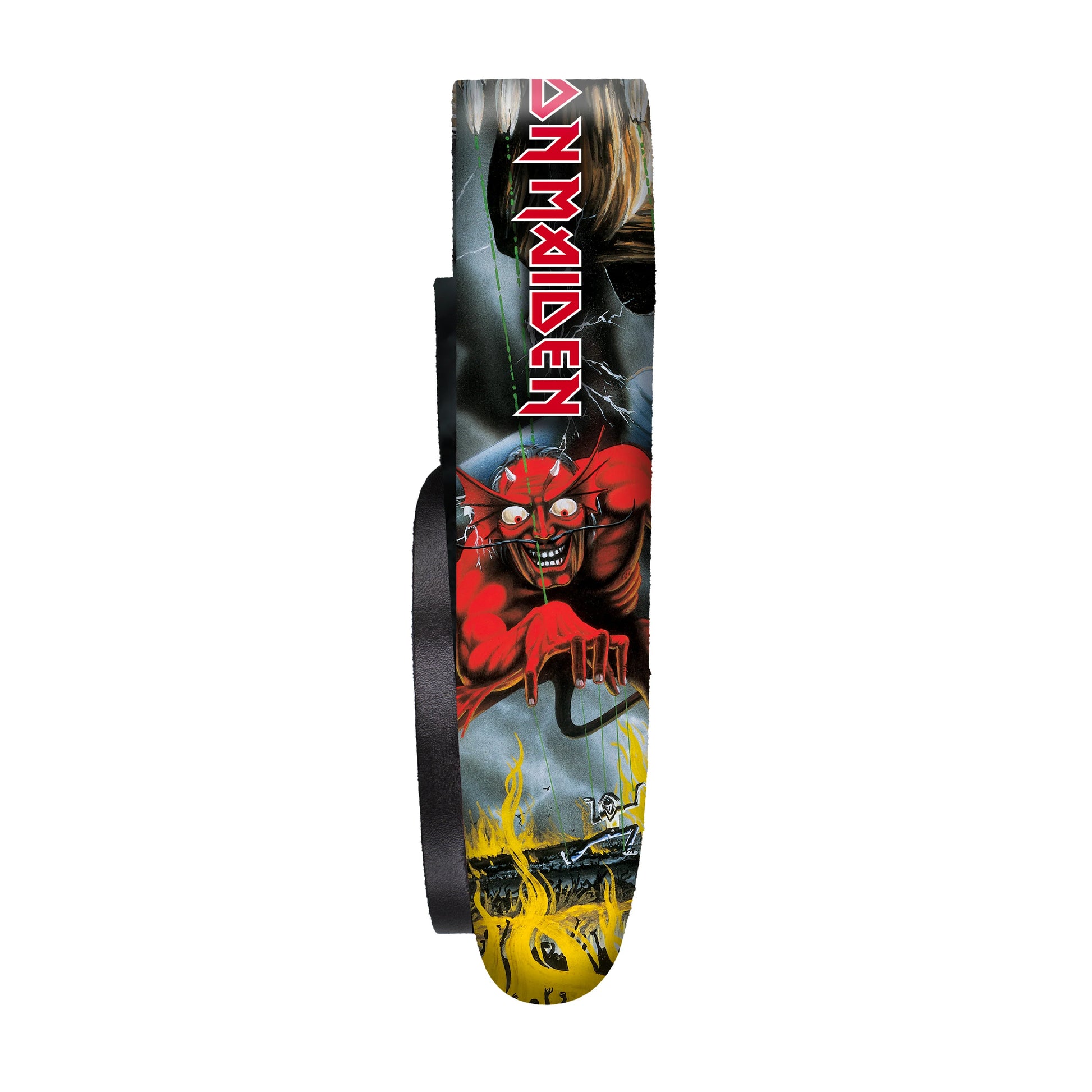 Perri's Iron Maiden Number of the Beast Leather Guitar Strap Straps