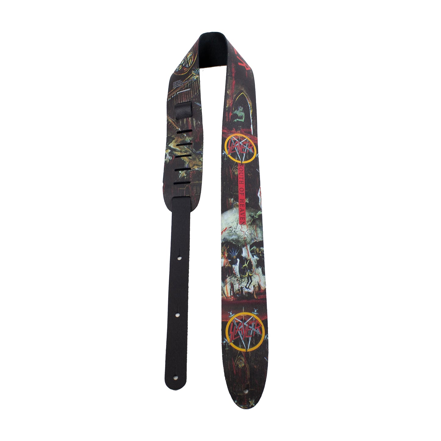 Perri's Slayer South of Heaven Leather Guitar Strap Straps
