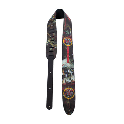 Perri's Slayer South of Heaven Leather Guitar Strap Straps