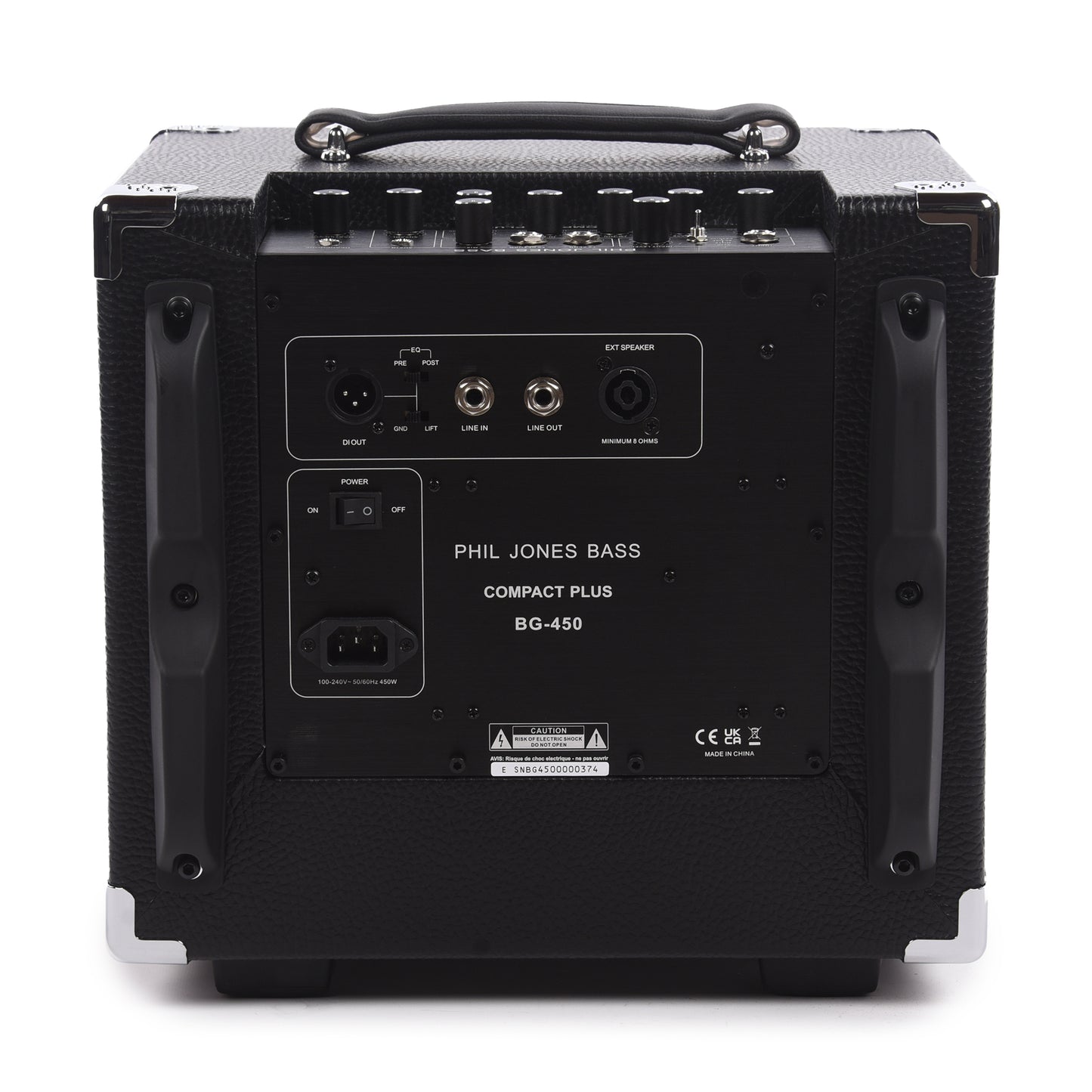 Phil Jones BG-450 Suitcase Compact Plus 500W 4x5 Bass Combo Amp Black Amps / Bass Amps / Bass Combos