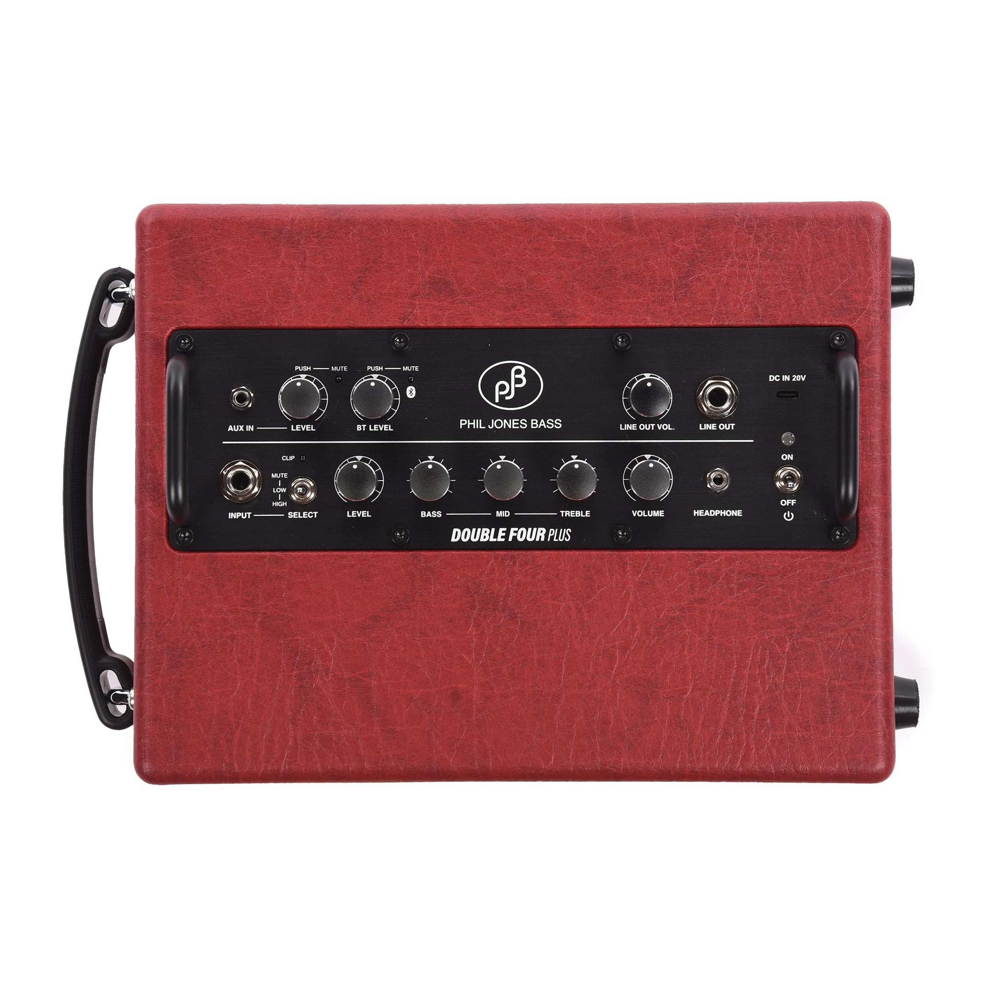 Phil Jones BG-80 Double 4 Plus 90w 2x4 Micro Bass Amp Combo Red Amps / Bass Amps / Bass Combos
