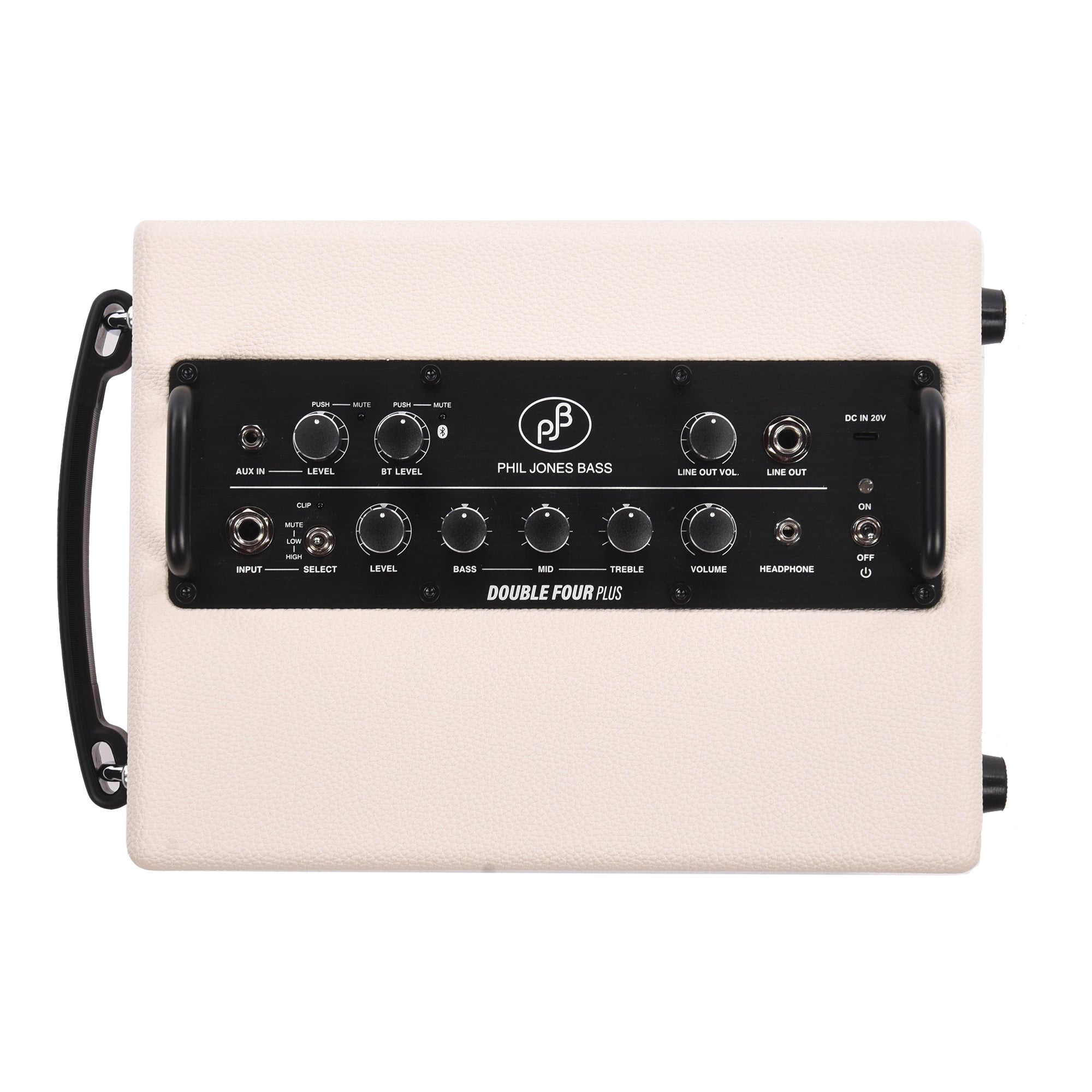 Phil Jones BG-80 Double 4 Plus 90w 2x4 Micro Bass Amp Combo White Amps / Bass Amps / Bass Combos