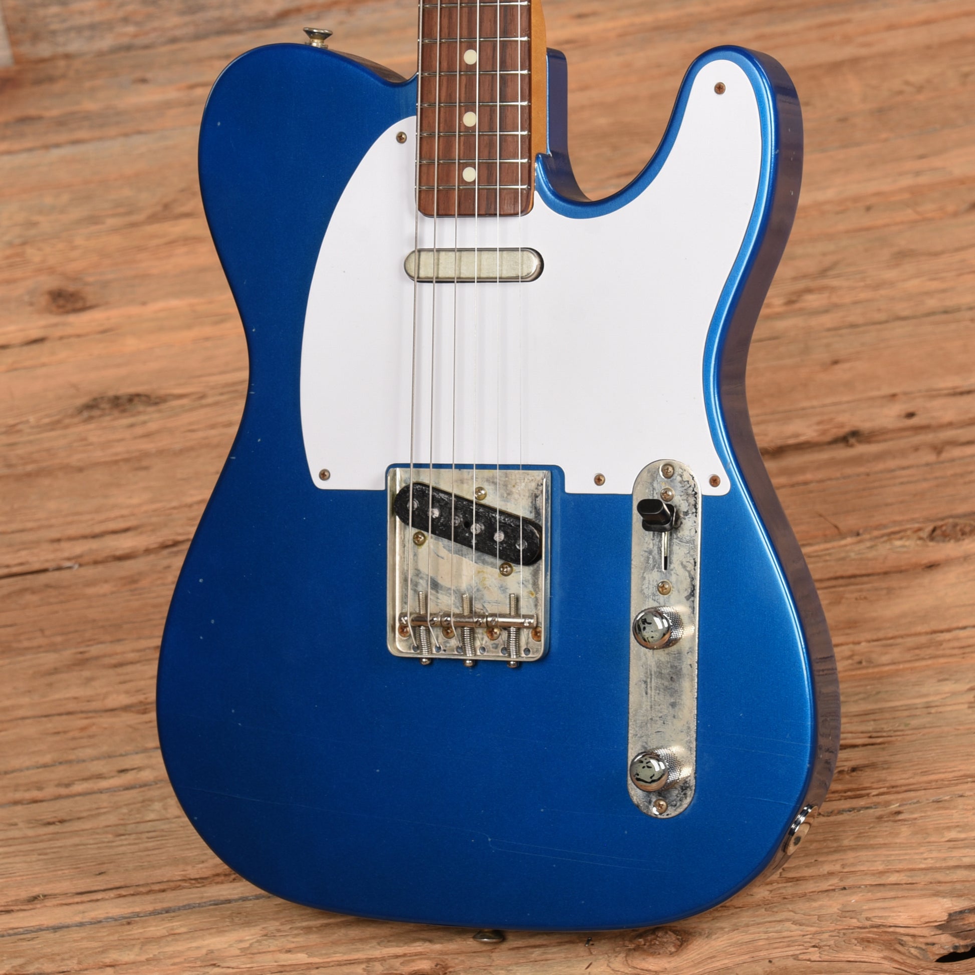 Pin-Up Custom Guitars T-Style "Nancy" Lake Placid Blue Aged 2024 Electric Guitars / Solid Body