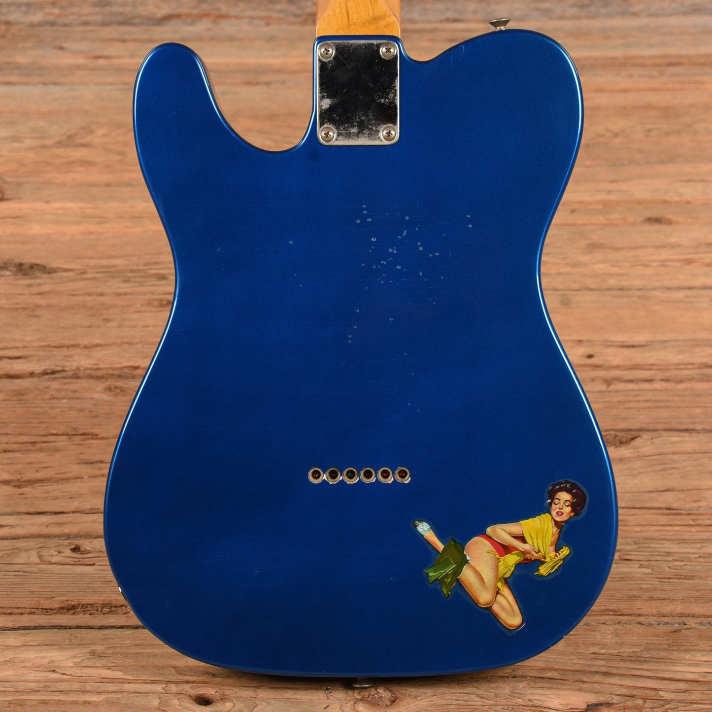 Pin-Up Custom Guitars T-Style "Nancy" Lake Placid Blue Aged 2024 Electric Guitars / Solid Body