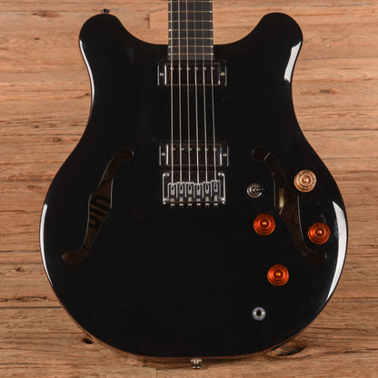 PJD Custom Semi-Hollow Black Electric Guitars / Semi-Hollow