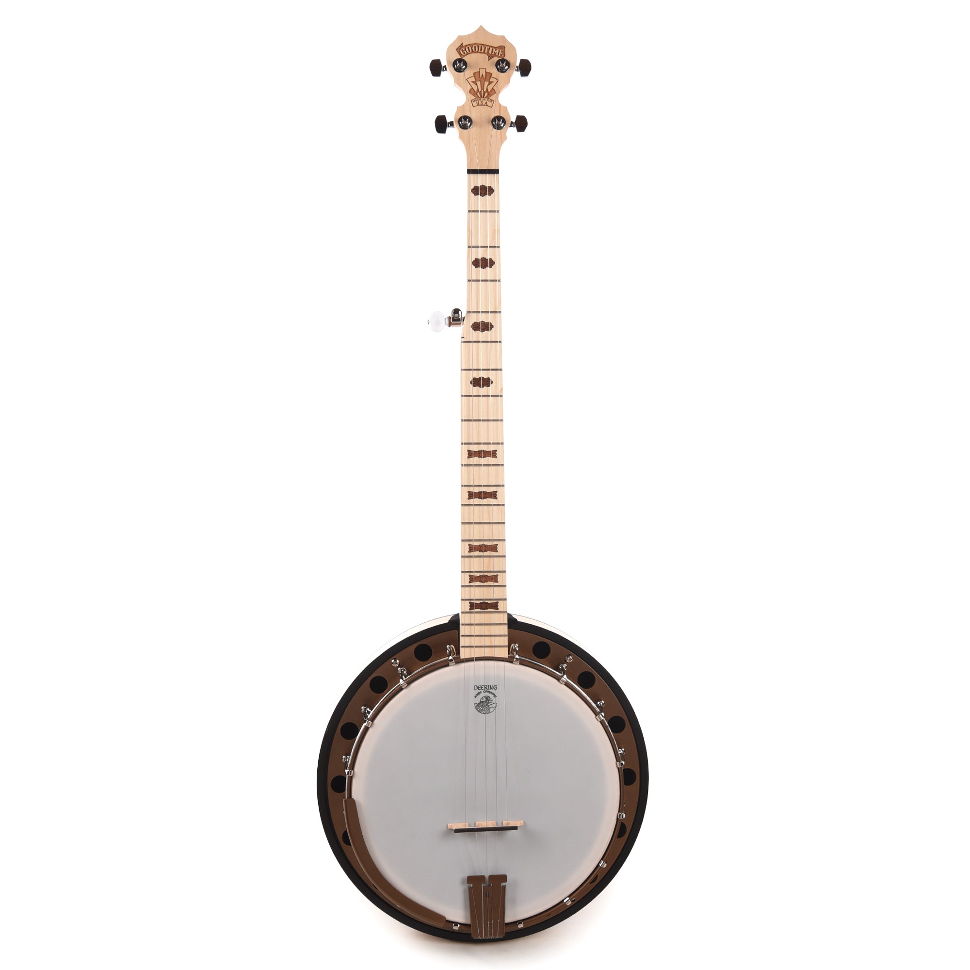 Deering Goodtime Two 5-String Banjo with Resonator Blonde