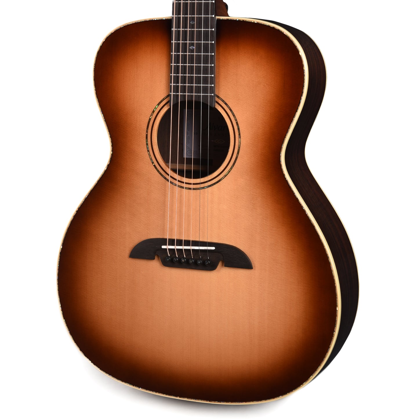Alvarez MF70 Diamond Masterworks OM AAA Solid North American Sitka/Solid East Indian Rosewood Shadowburst