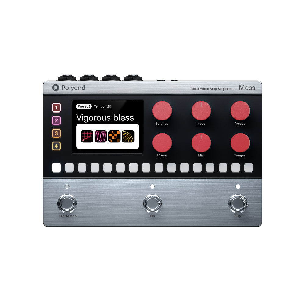 Polyend Mess Multi-Effect Step Sequencer Stomp Box Effect Pedals