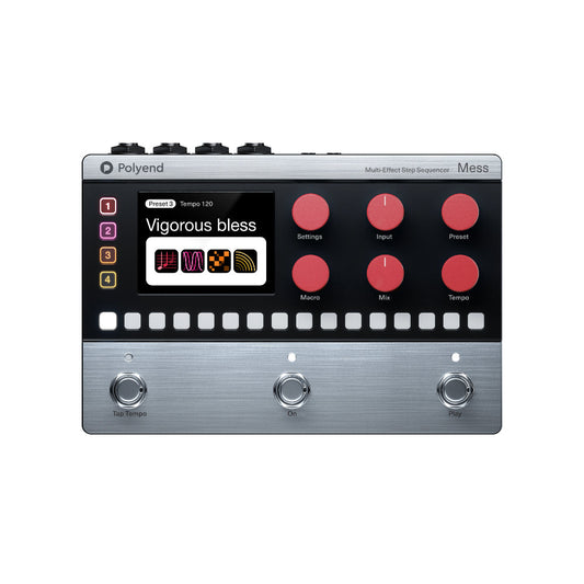 Polyend Mess Multi-Effect Step Sequencer Stomp Box Effect Pedals