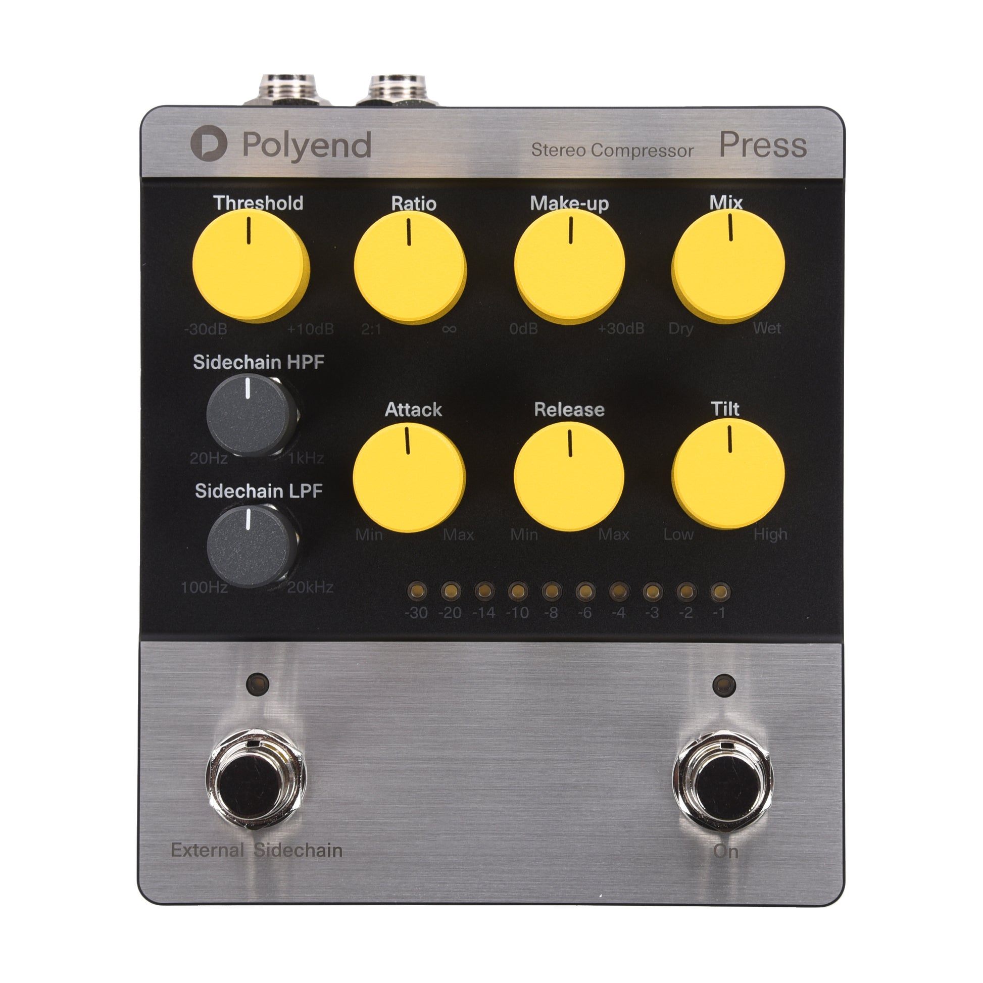 Polyend Press Analog Stereo Compressor Pedal Effects and Pedals / Compression and Sustain