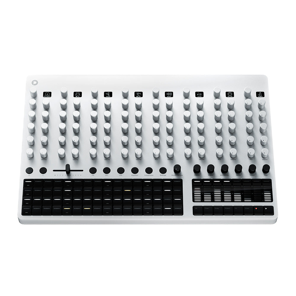 Polyend Drums Hybrid Drum Machine Silver Electronic Percussion