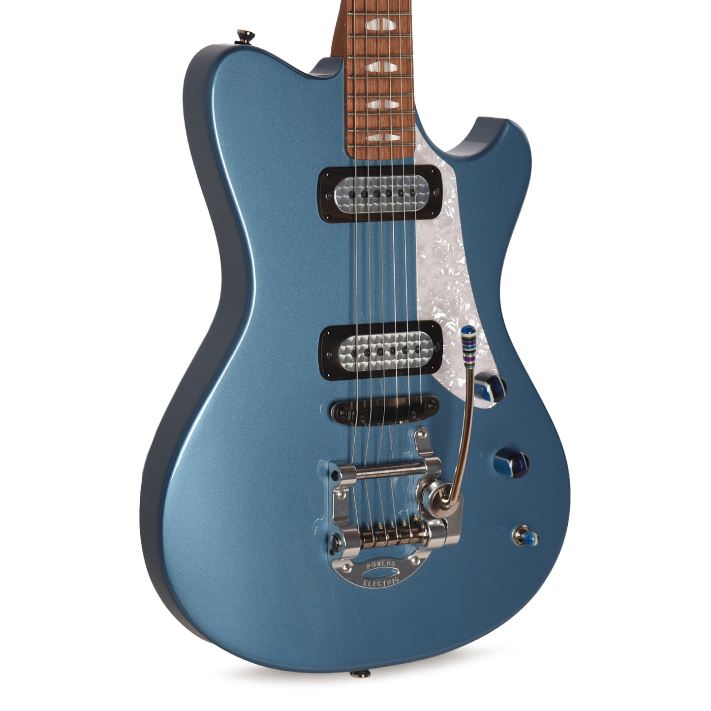 Powers Electric A-Type Pelham Blue w/FF42 Pickups Electric Guitars