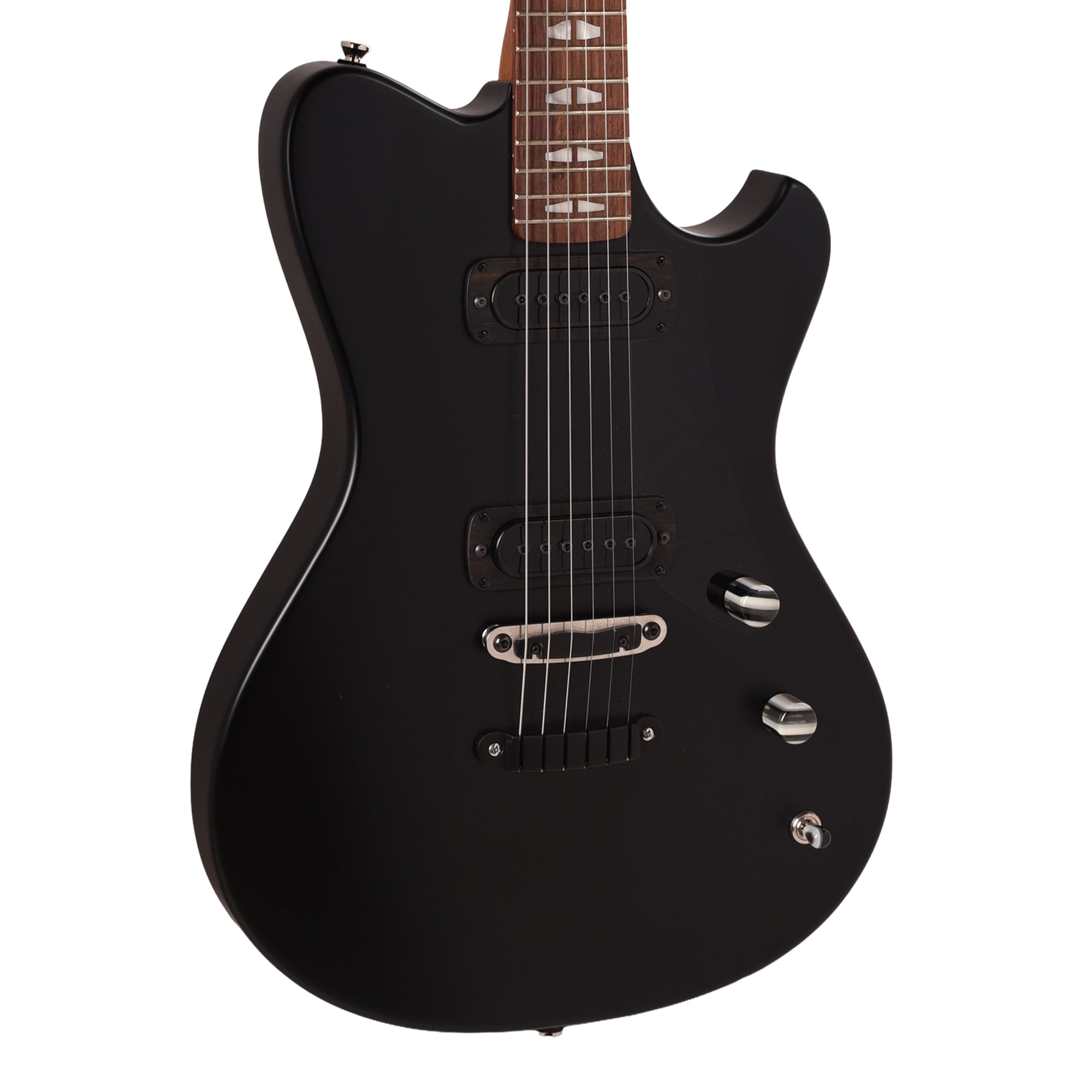 Powers Electric A-Type Satin Black Hard Tail w/PF42 Pickups Electric Guitars