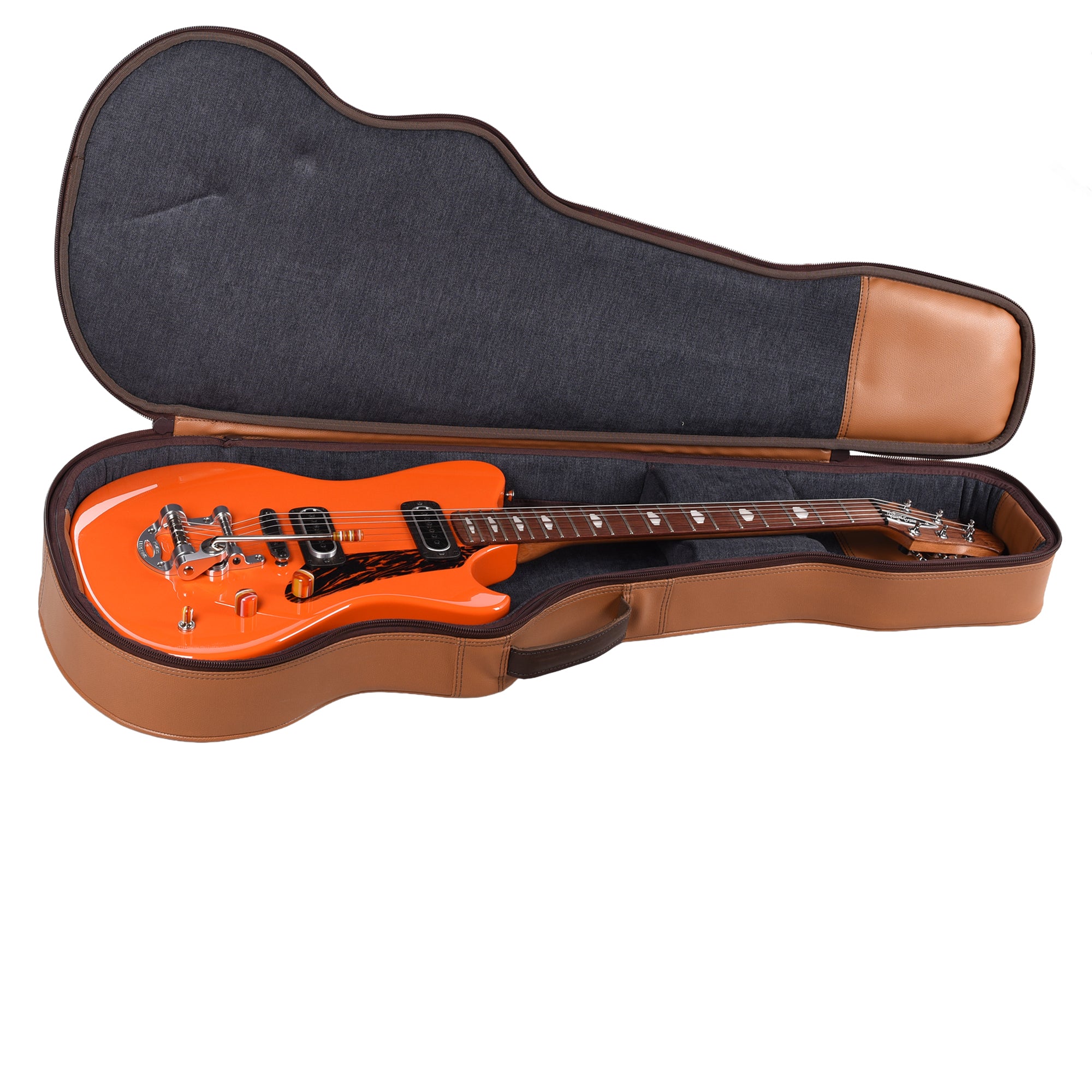 Powers Electric A-Type Valencia Orange w/PF42 Pickups Electric Guitars