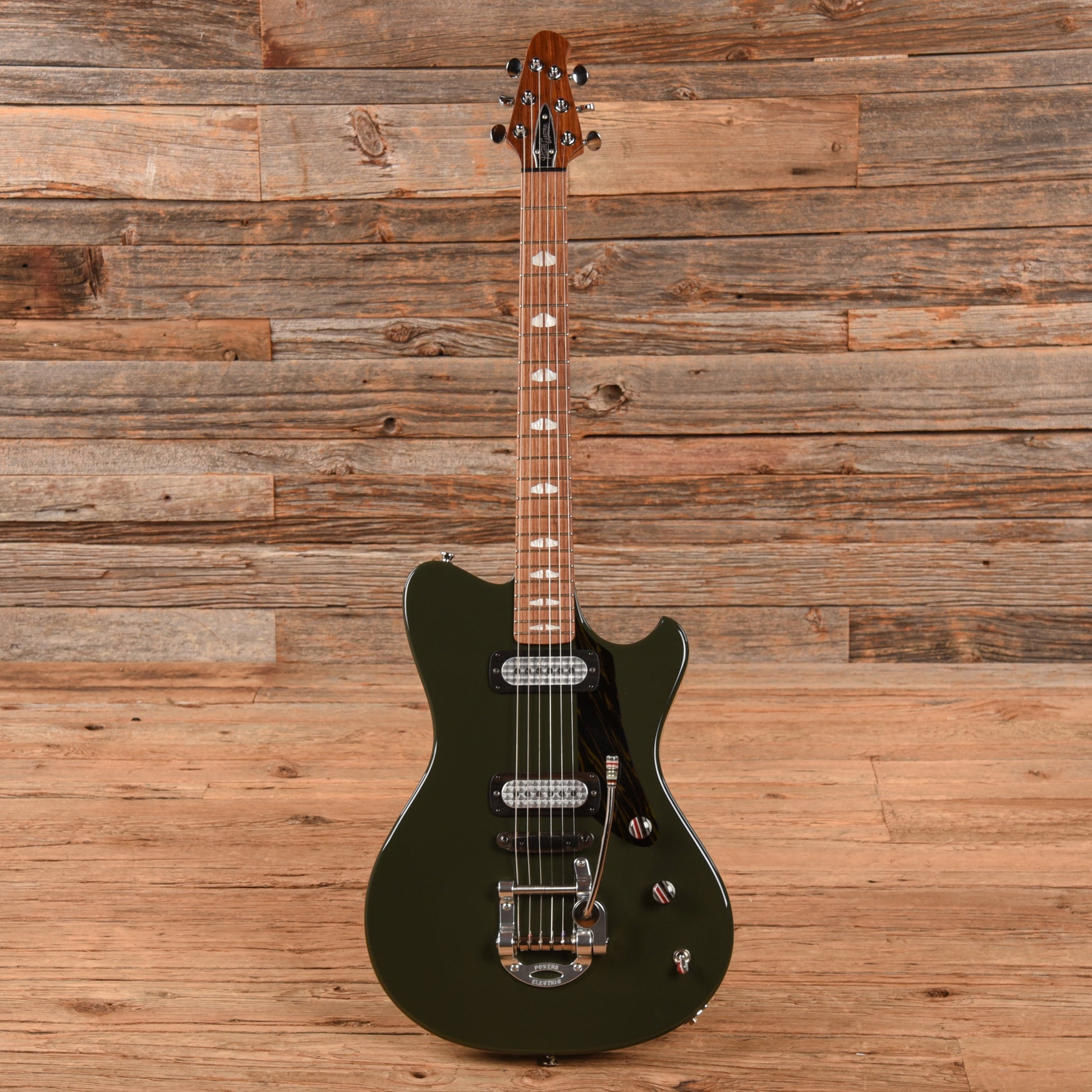 Powers Electric A-Type Black Olive Electric Guitars / Solid Body