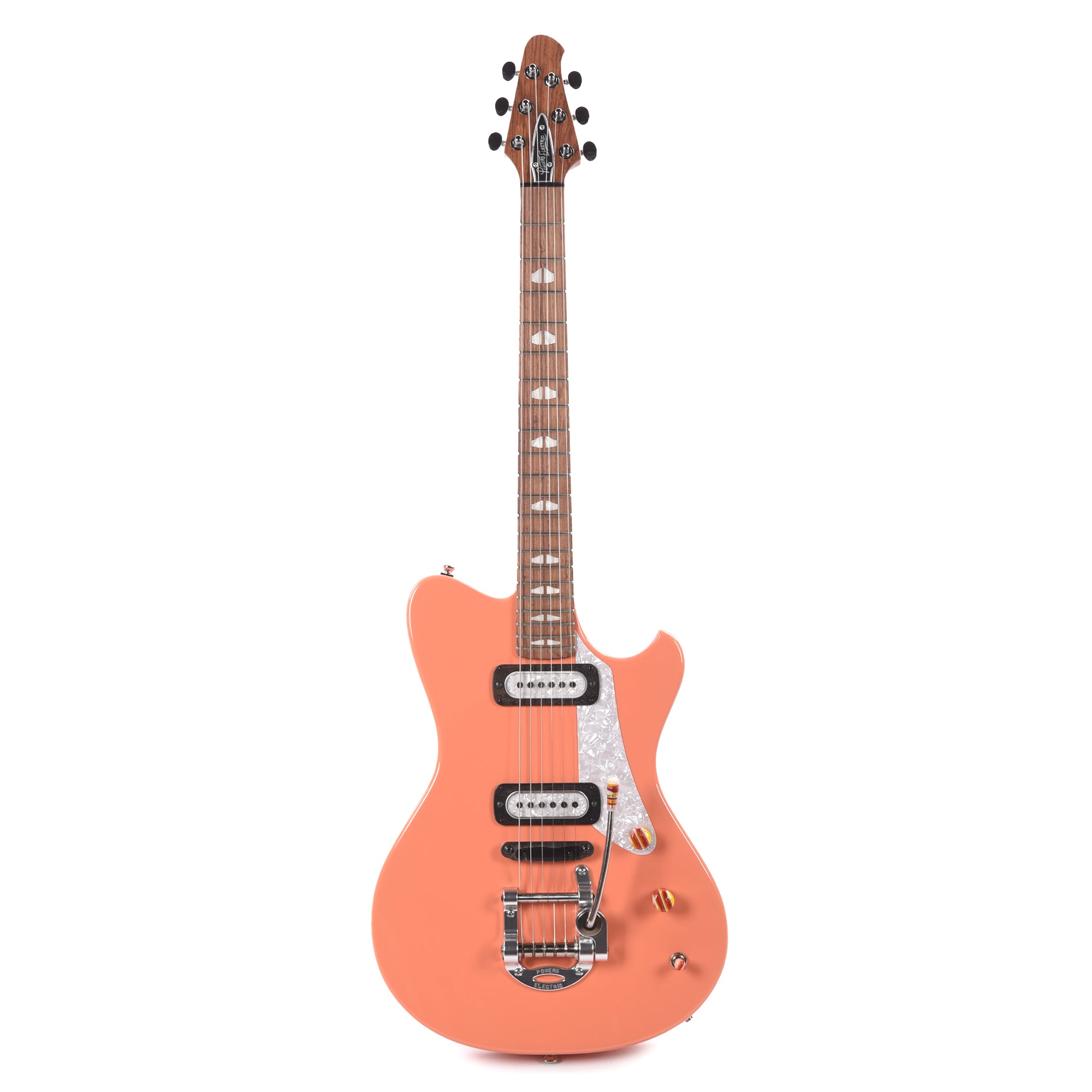 Powers Electric A-Type California Coral w/PF42 Pickups Electric Guitars / Solid Body