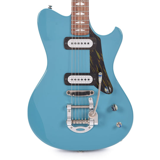 Powers Electric A-Type Cascade Blue w/FF42 Pickups Electric Guitars / Solid Body