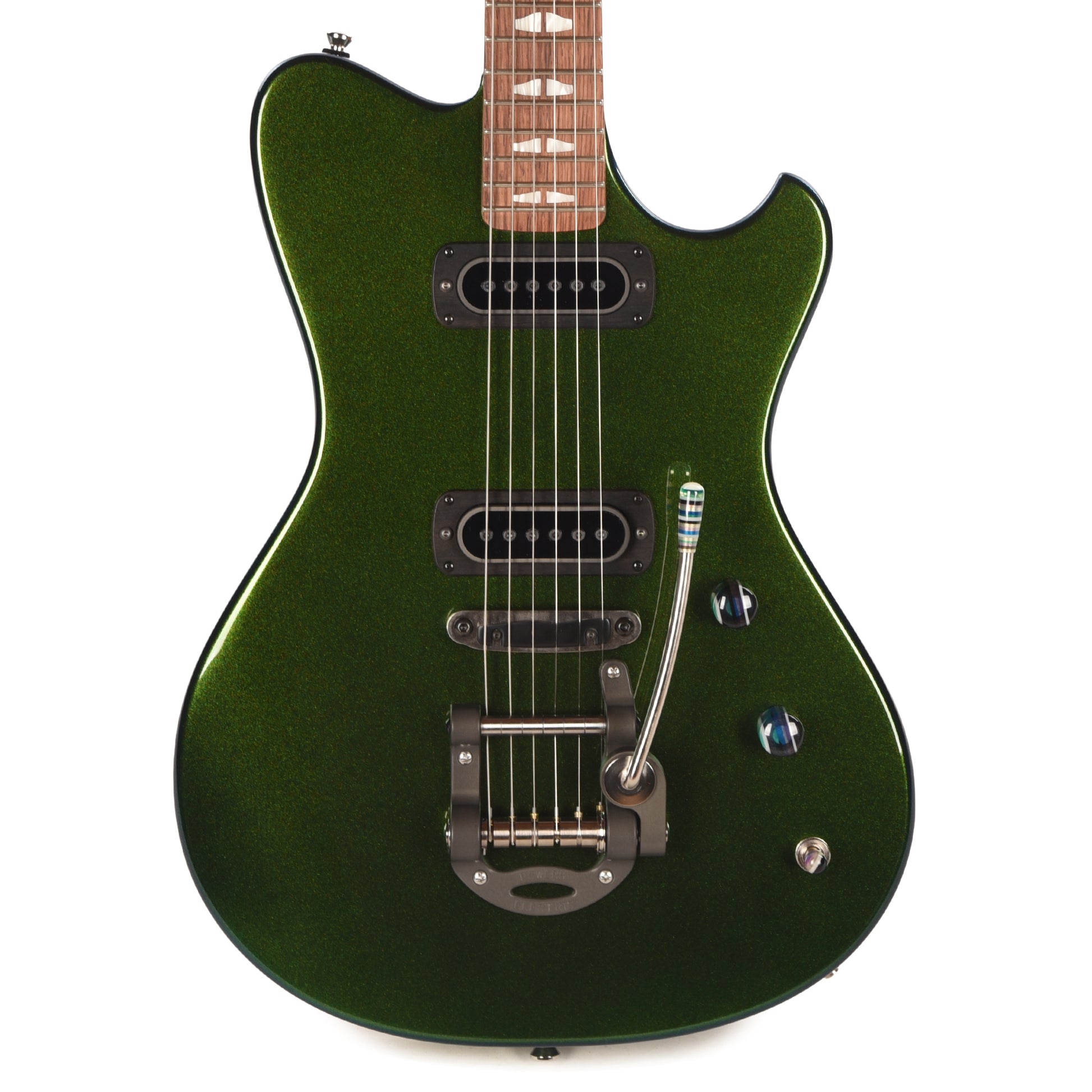 Powers Electric A-Type Chroma Algae w/PF42 Pickups Electric Guitars / Solid Body