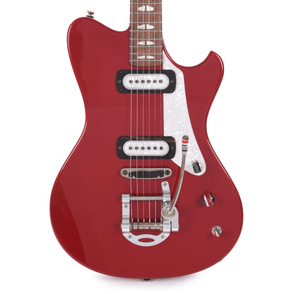 Powers Electric A-Type Crystal Red Metallic Electric Guitars / Solid Body
