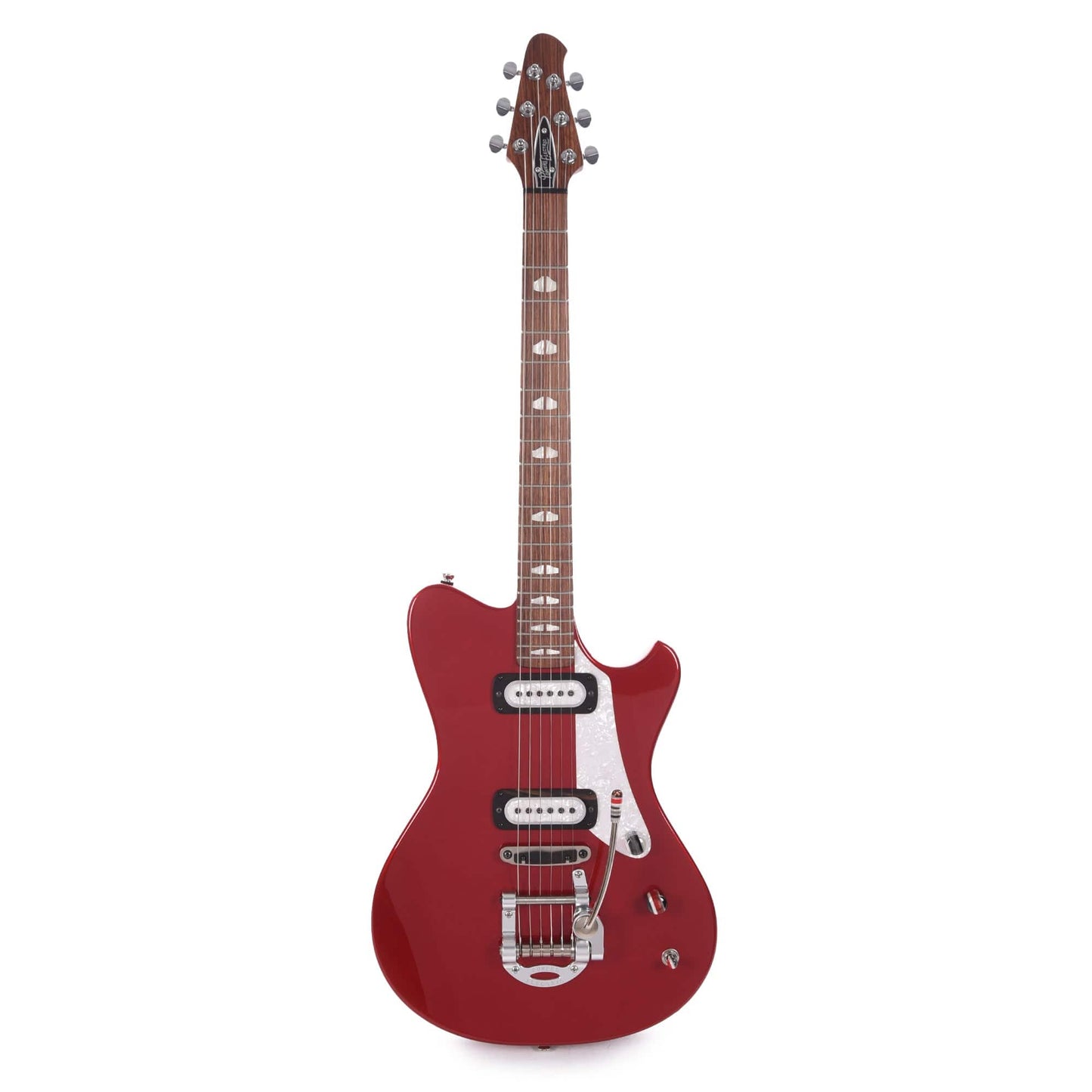 Powers Electric A-Type Crystal Red Metallic Electric Guitars / Solid Body