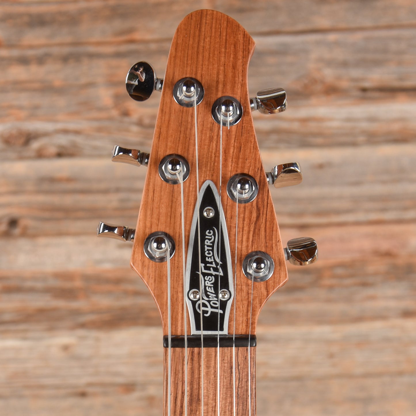 Powers Electric A-Type Crystal Red Metallic Electric Guitars / Solid Body