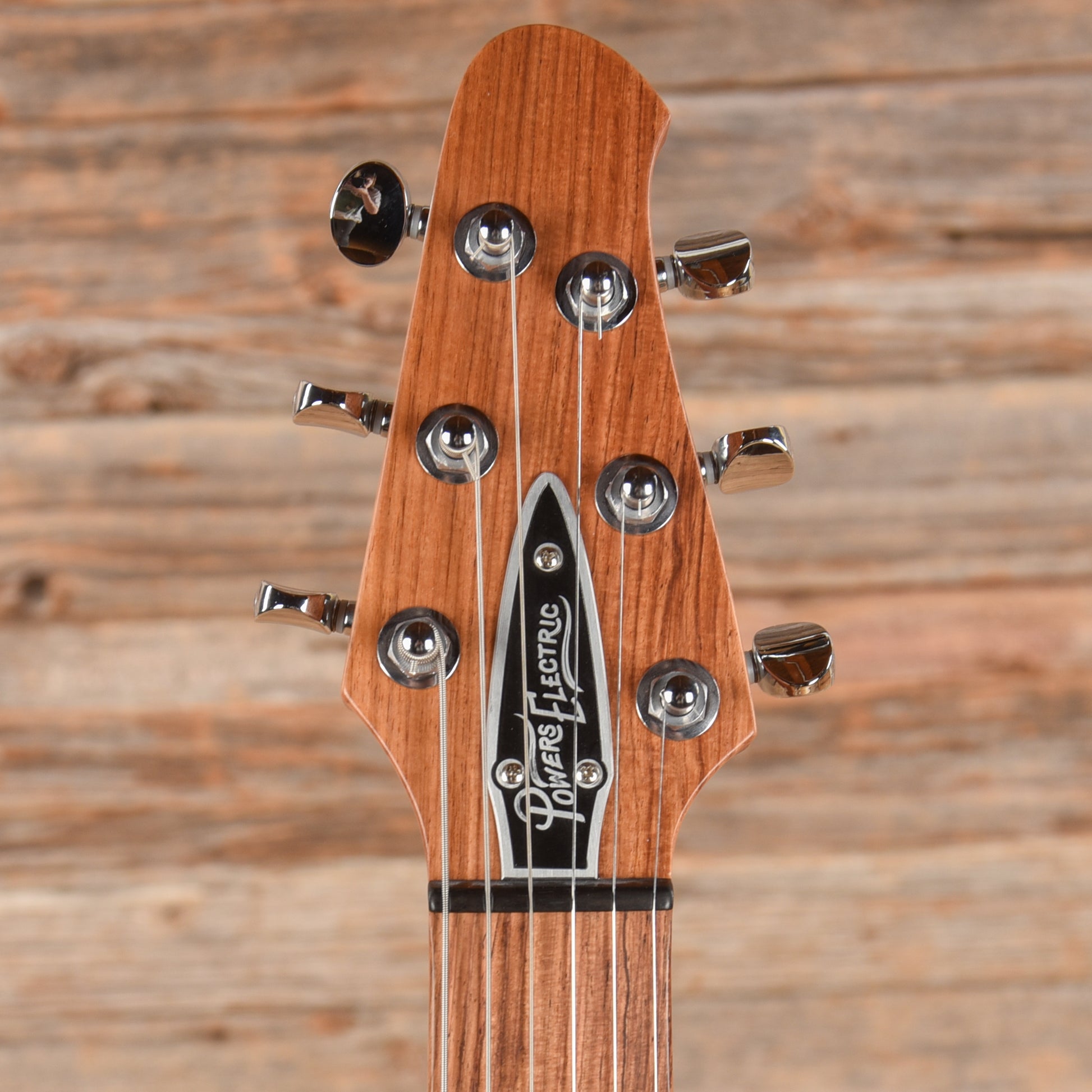 Powers Electric A-Type Crystal Red Metallic Electric Guitars / Solid Body