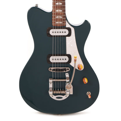 Powers Electric A-Type Fjord Green Electric Guitars / Solid Body