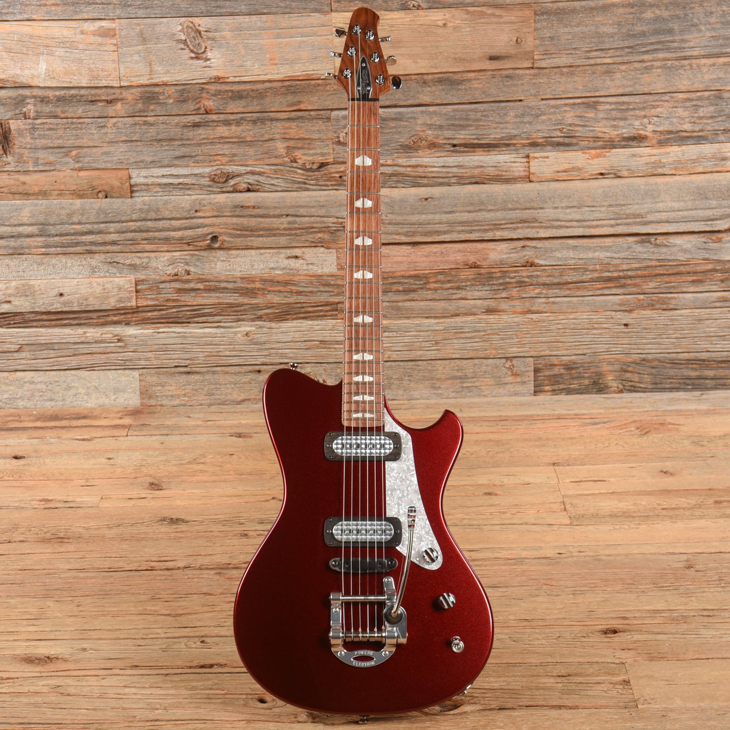 Powers Electric A Type Garnet Red Electric Guitars / Solid Body
