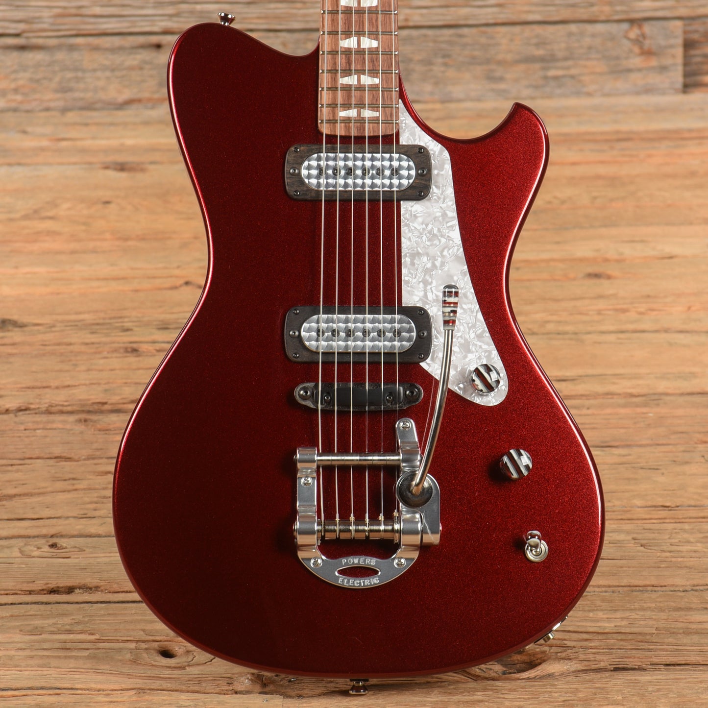 Powers Electric A Type Garnet Red Electric Guitars / Solid Body