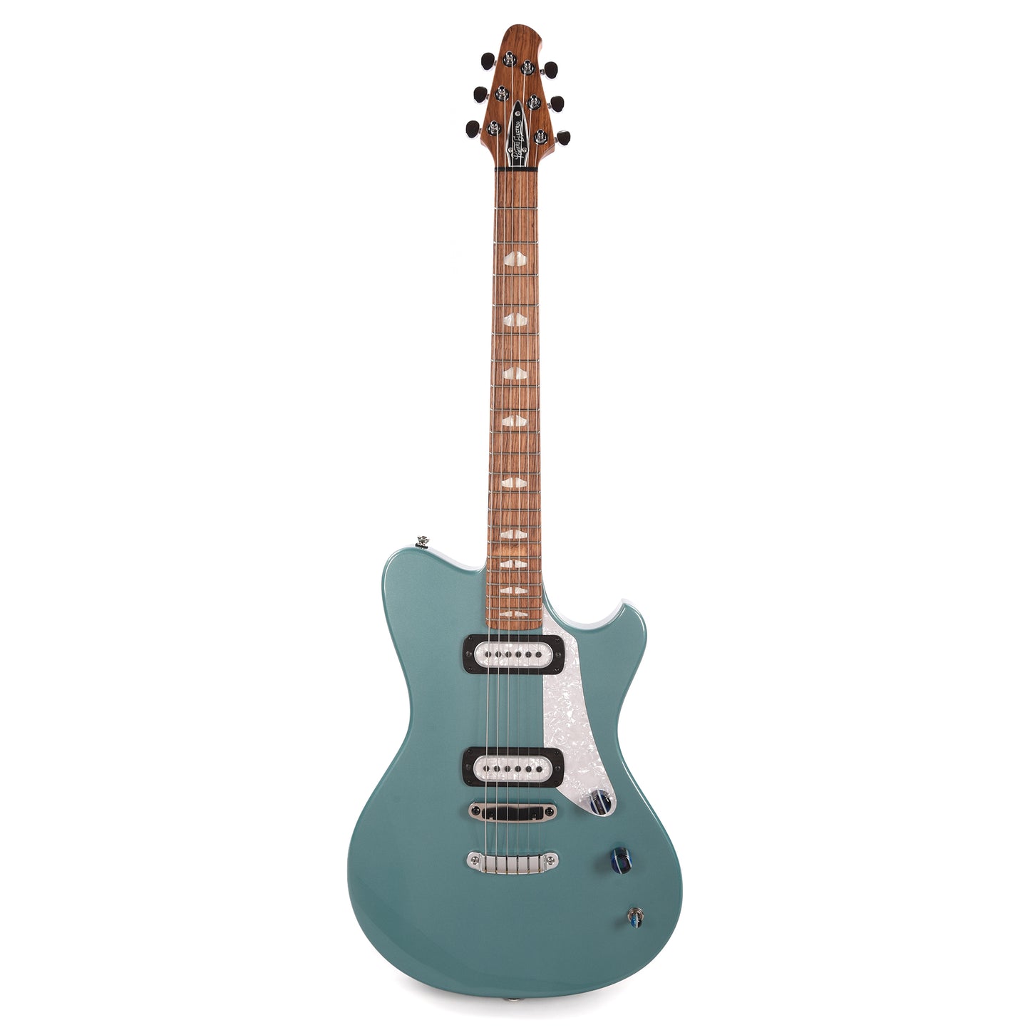 Powers Electric A-Type Hard Tail Artesian Turquoise w/PF42 Pickups Electric Guitars / Solid Body