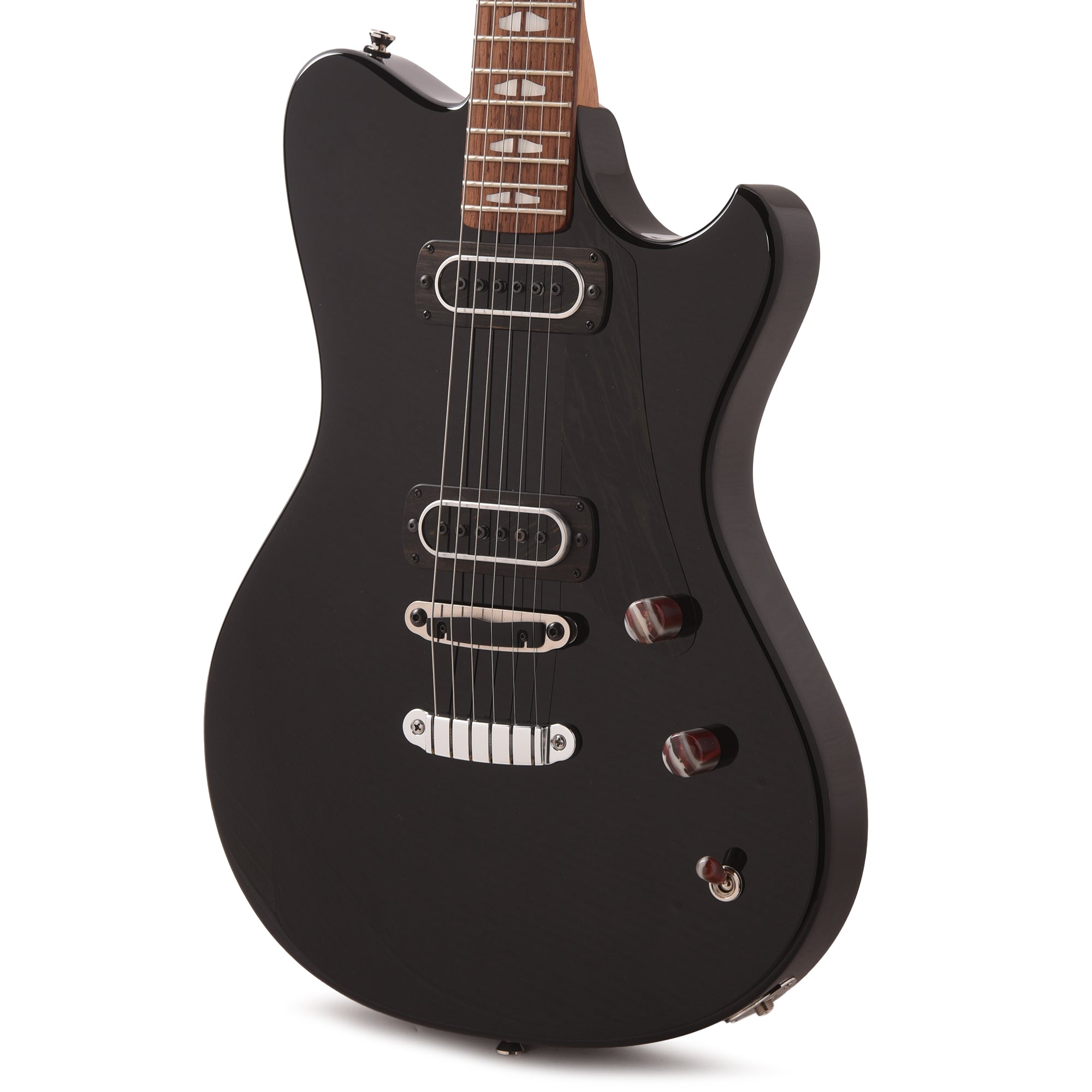 Powers Electric A-Type Hard Tail Jet Black w/PF42 Pickups Electric Guitars / Solid Body