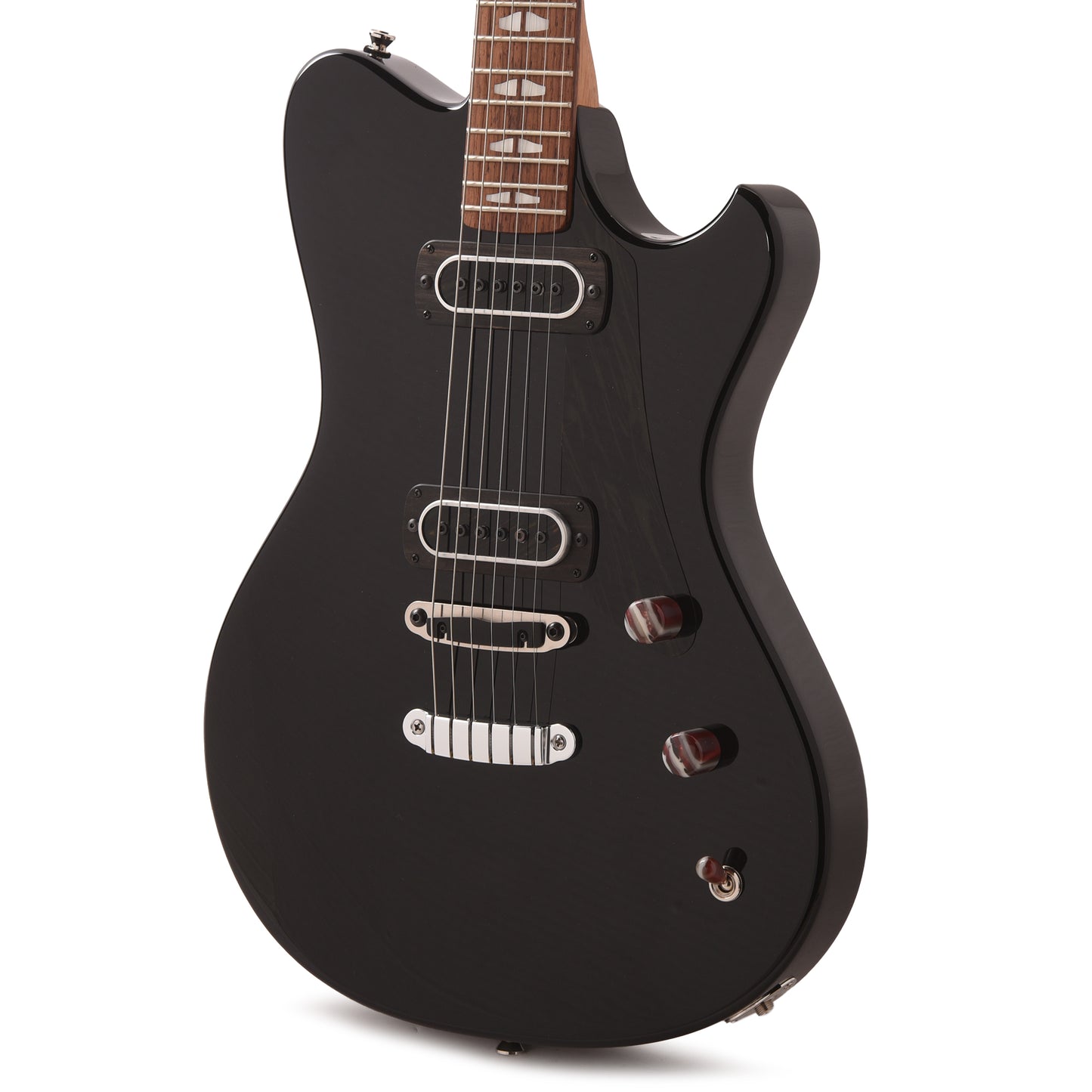 Powers Electric A-Type Hard Tail Jet Black w/PF42 Pickups Electric Guitars / Solid Body
