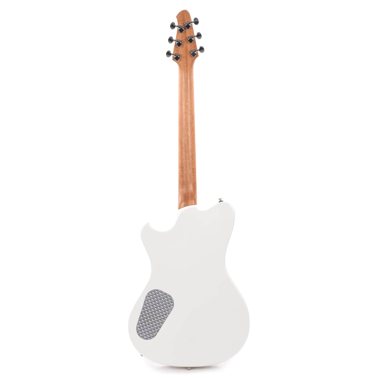 Powers Electric A-Type Pearl White w/PF42 Pickups & Firestripe PIckguard Electric Guitars / Solid Body