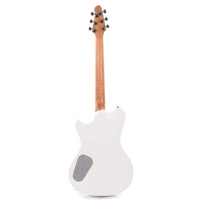 Powers Electric A-Type Pearl White w/PF42 Pickups & Firestripe PIckguard Electric Guitars / Solid Body