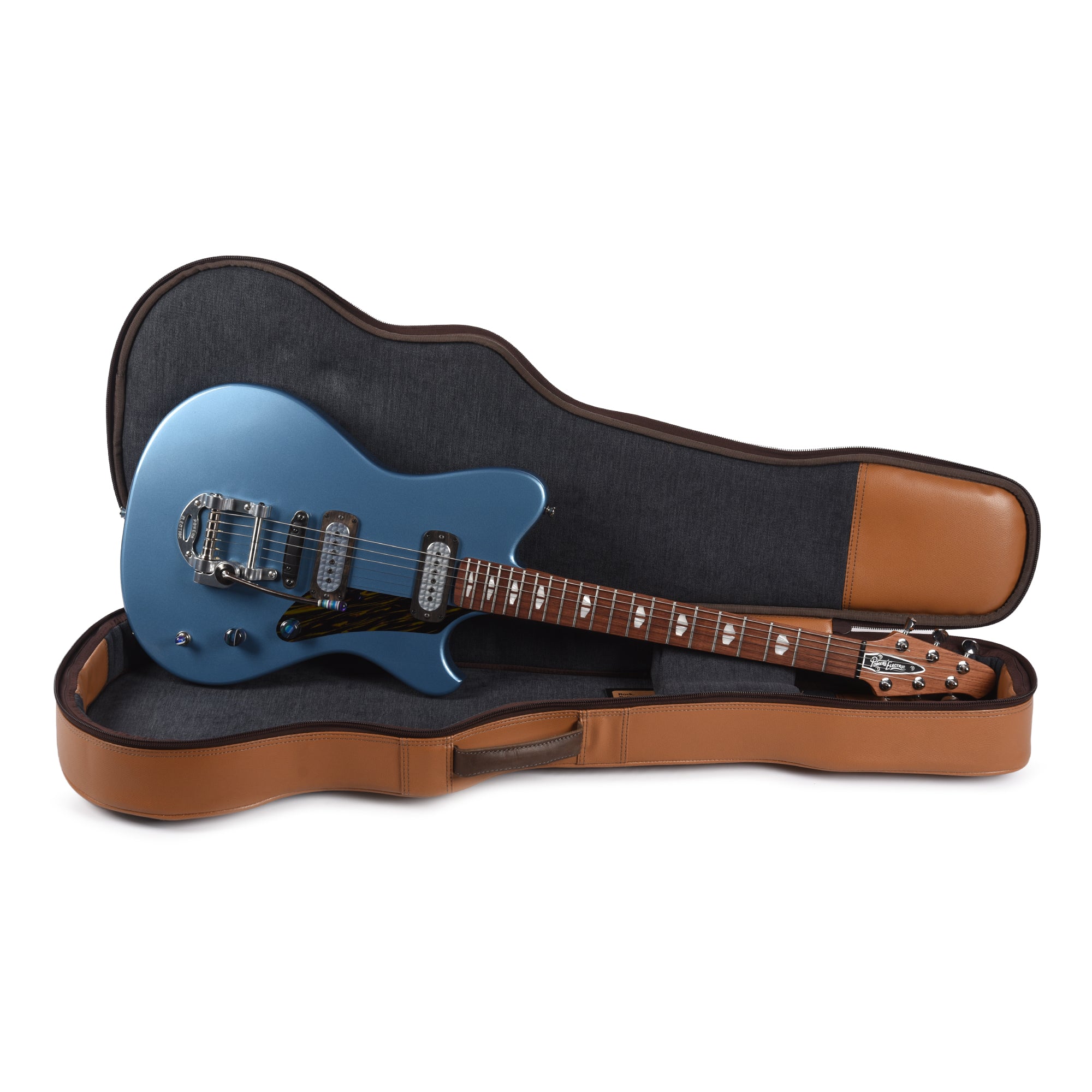 Powers Electric A-Type Pelham Blue w/FF42 Pickups Electric Guitars / Solid Body